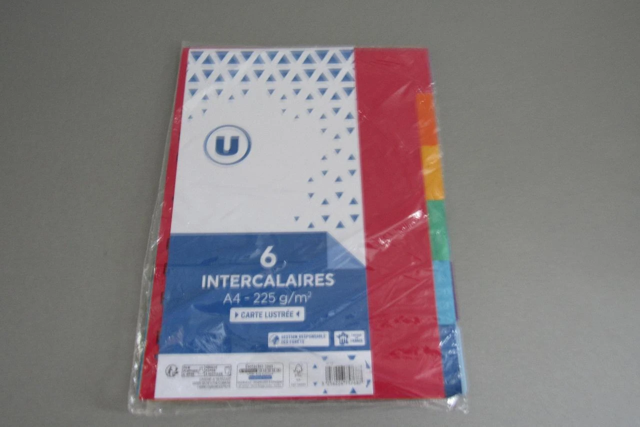 LOT DE 4 PAQUETS D'INTERCALAIRES GRAND FORMAT - NEUF - n°28 – photo 3